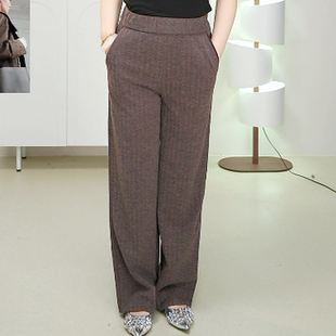 VUN KT2585 ￥2590 烟色直筒阔腿裤 柯罗芭春秋专柜同款