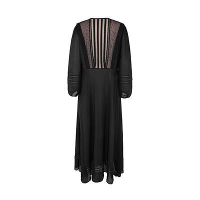 柯利亚诺春秋专柜同款石墨黑蕾丝礼服连衣裙  LW7461(JUN) ￥5990