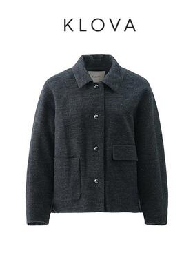 柯罗芭冬季专柜同款花灰色外套【H】 SY3055(UN)B ￥5990