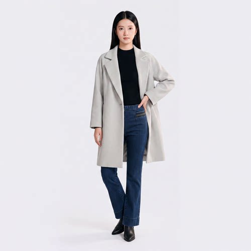 柯利亚诺冬季专柜同款简约翻领羊毛大衣  FY0036(9UNL)C ￥12800