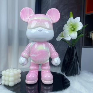 治愈系家居摆饰DIY流体熊摆件轻奢高级感创意生日礼物