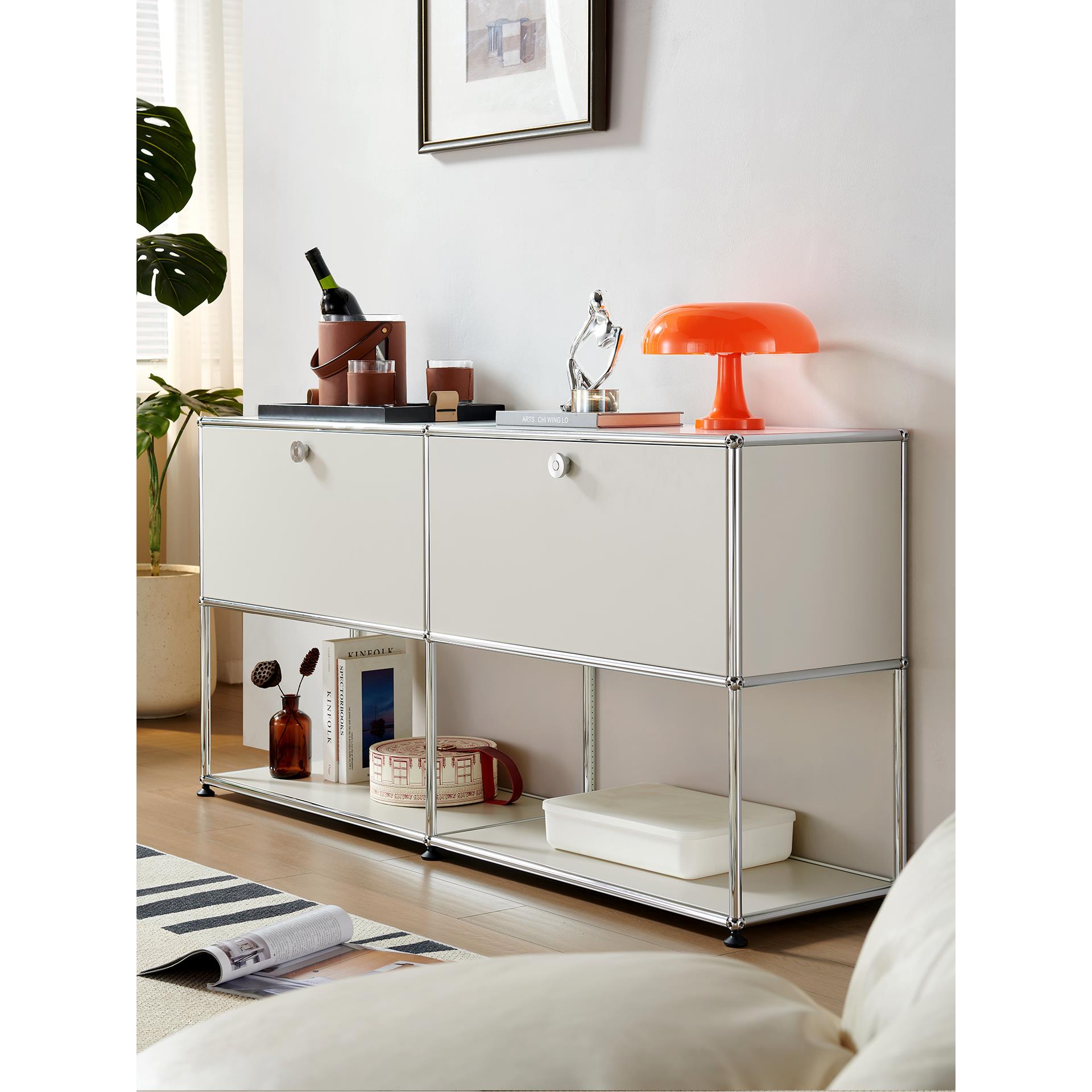 【Bau】USM组合柜斗柜包豪斯风304不锈钢ins现代简约收纳模块柜