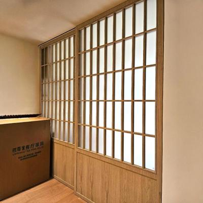 日式推拉门格子门实木花格栅移门榻榻米和室门折叠门日式隔断门