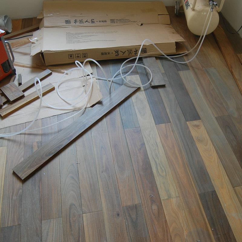 绿檀香玉檀香维腊维蜡木A级纯实木地板素板幽香圣木工厂直销 锁扣