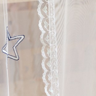 儿童子母床蚊帐1.5mp双层上下铺U型可伸缩一体式 蚊帐高低床梯柜款