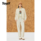 ToyzY100羊毛立领短外套女休闲运动风2025冬季 新款 ZC35510370