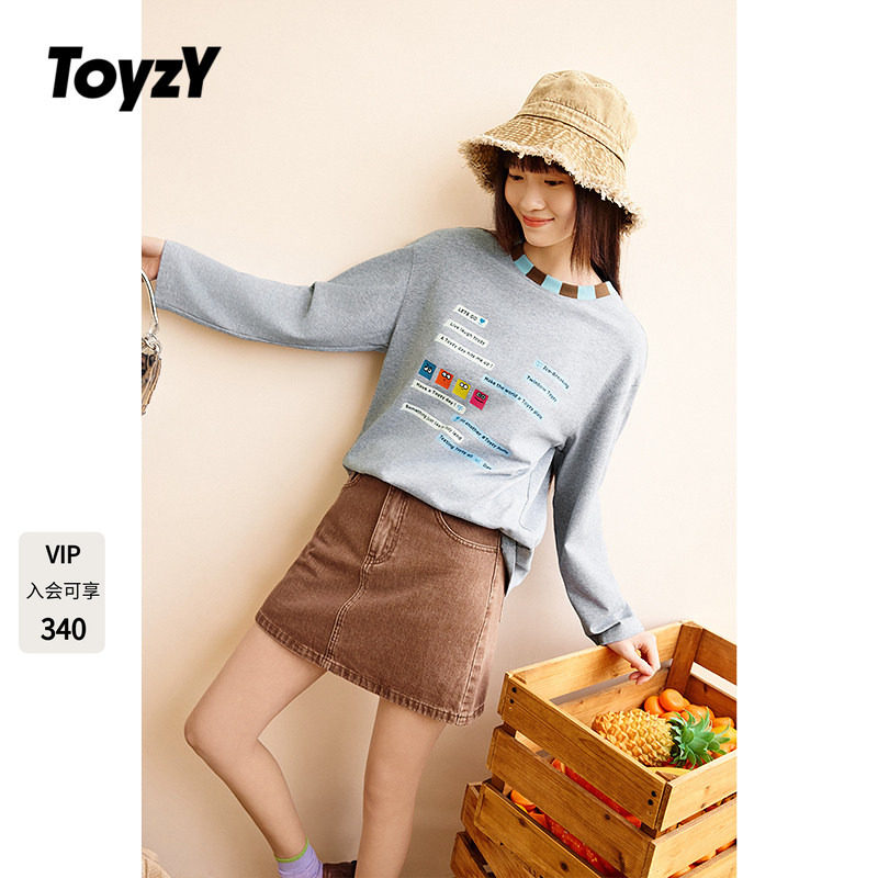 ToyzY趣味对话框纯棉长袖T恤