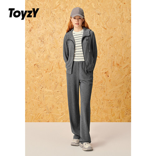 ToyzY松弛连帽拉链卫衣外套