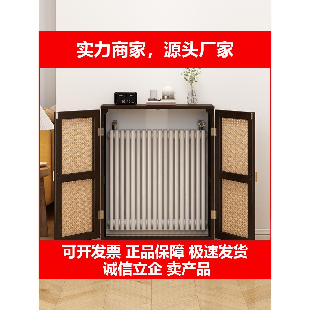 新款分水器置物架无背板遮丑柜地暖管道保护套遮挡柜无线路由器收