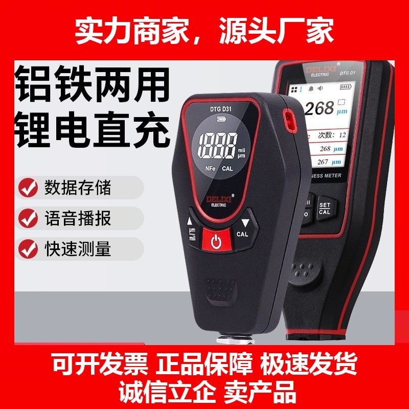 德国十大品牌漆膜仪汽车检测高精度数显漆面油漆膜厚度测量仪涂层