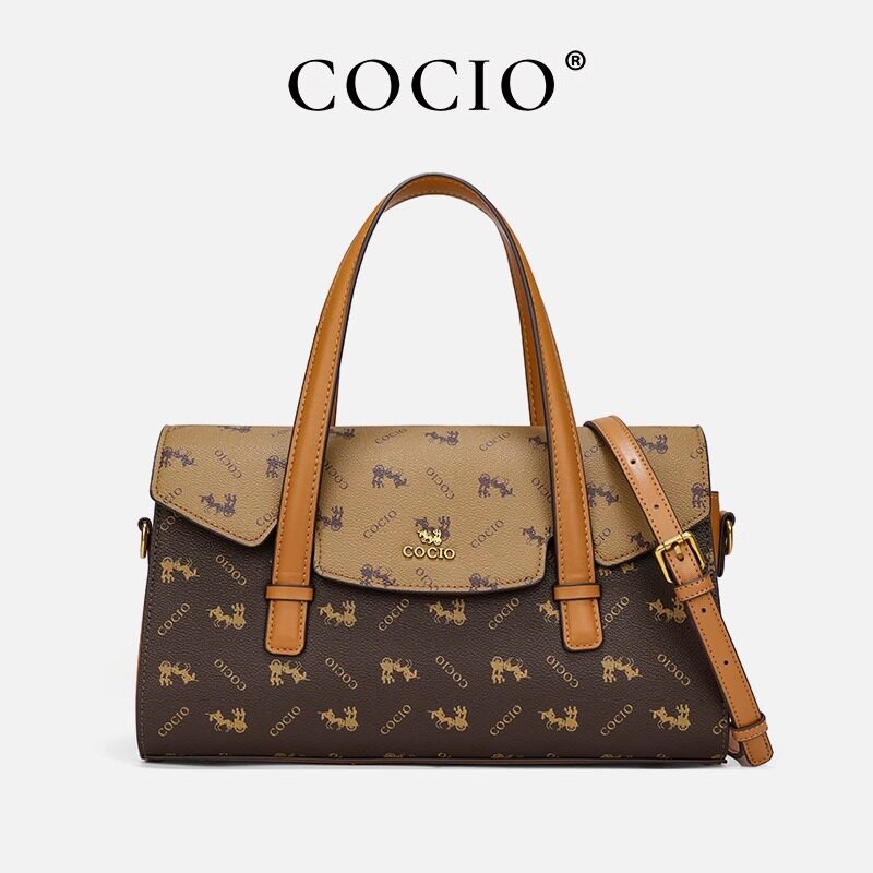 COCIO品牌流行单肩女包2025新款高级夏百搭潮轻奢时尚手提包CC056