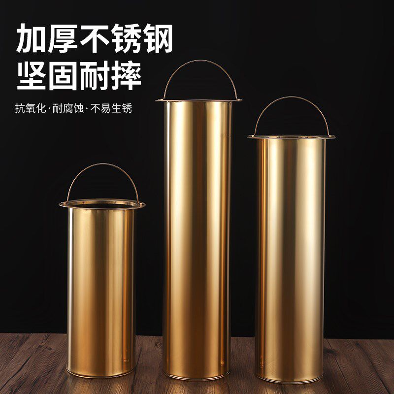 现货烧烤签子收纳盒不锈钢筒塑料竹签桶圆筒烧烤针签桶签筒铁签筒