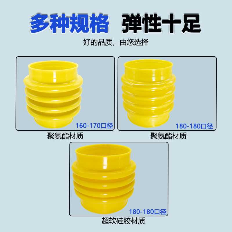现货速发汽油夯机配件折箱伸缩套打夯机胶皮防尘套电动冲击夯橡胶