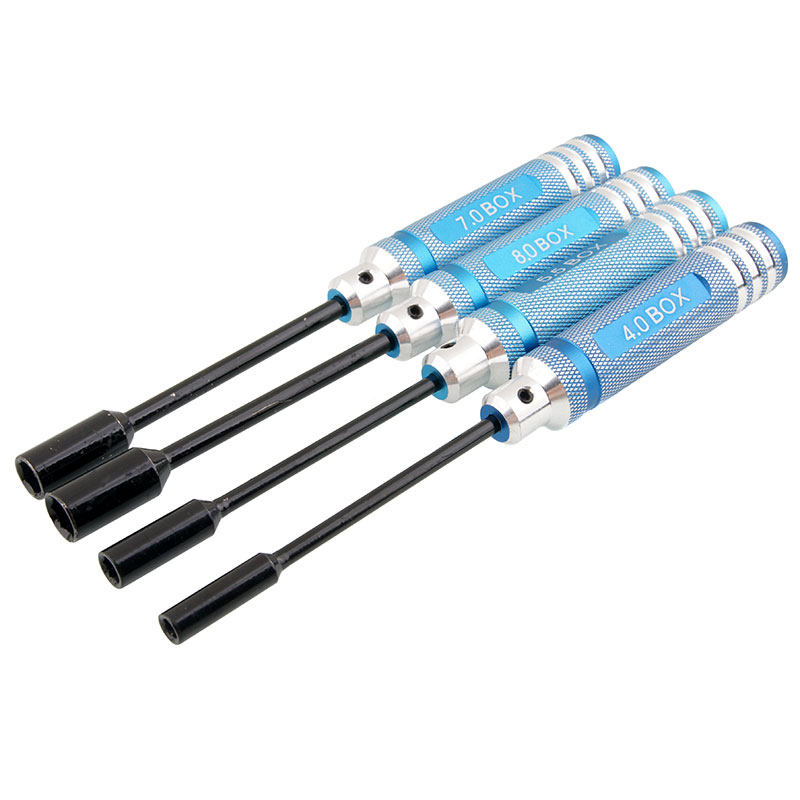 现货速发I模型工具 8021 内六角套筒组 4.0/5.5/7.0/8.0MM 四件套