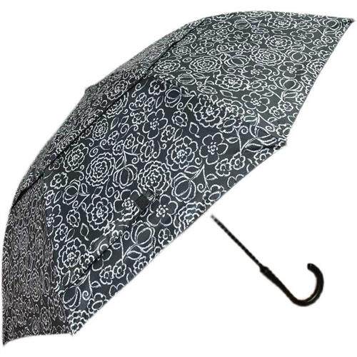 现货速发自动全碳纤长柄防风双层雨伞晴雨两用防晒抗UV遮遮伞黑胶