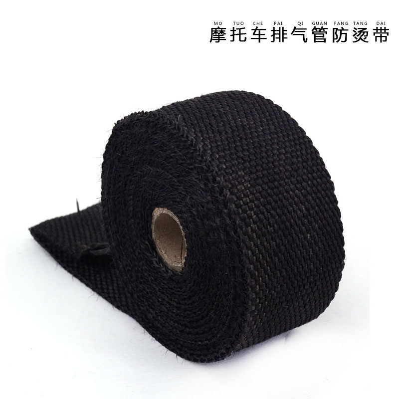 现货速发摩托车改装汽车排气管玻璃纤维隔热棉隔音棉防火布头防烫