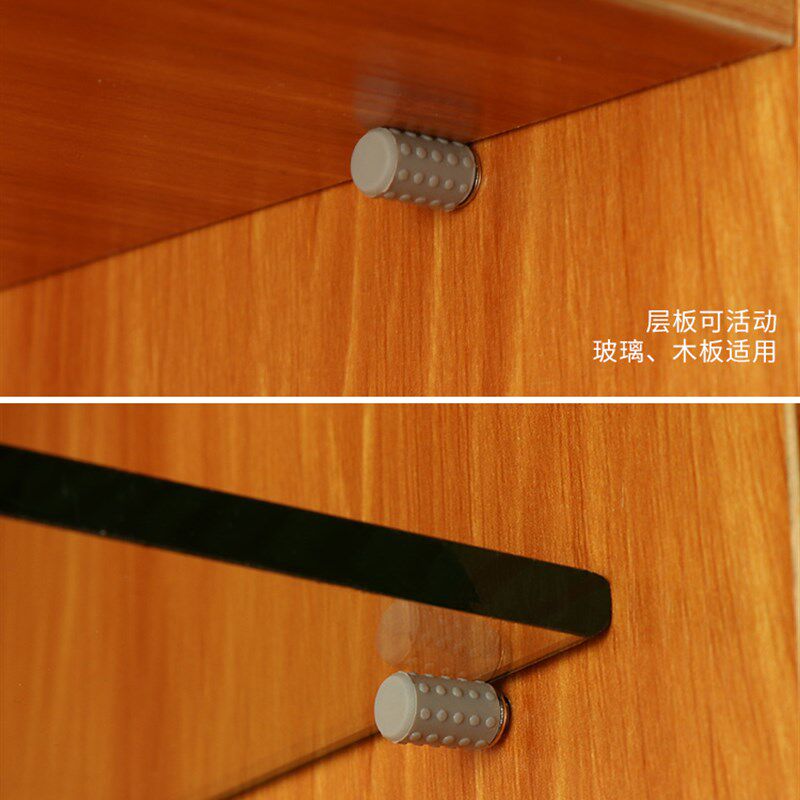 现货速发。托物架插销锁扣多层隔层层板透明木隔板钉物粒销五金玻