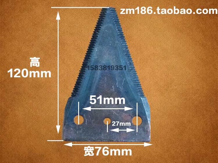 现货速发铡草揉搓机锯齿刀片玉米联合收割机揉草粉碎机三角刀片收