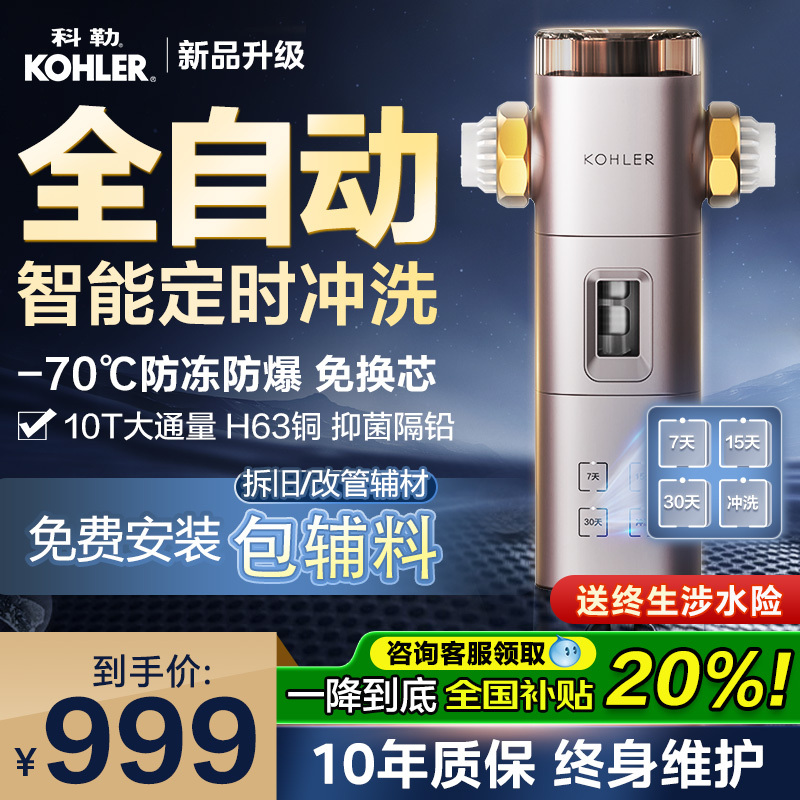 科勒全自动前置过滤器反冲洗防爆