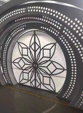 婚庆铁饰艺道具礼堂宴会厅发RIZ光背景层屏风雕刻多造型舞台装灯