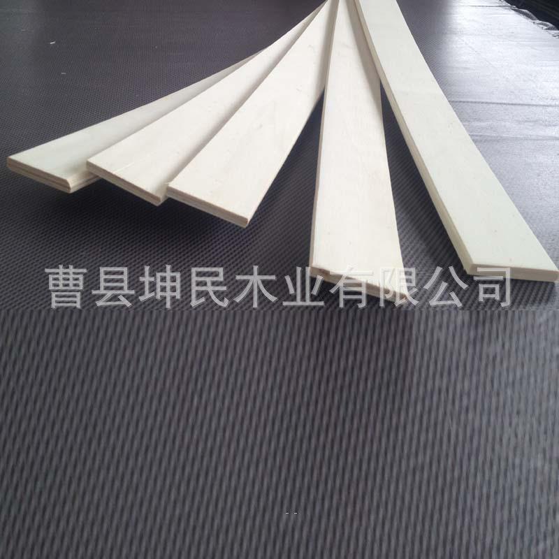 桦木用排CUU骨木条形造床多层弯曲木床板条托盘建筑杨木条胶合板