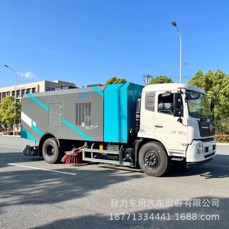 国六东风天锦?湿干?两用吸尘车市政道路清扫车扫路车灰尘处理