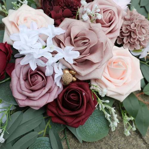 花款仿真迎宾新花指示牌花艺拱门门WZC楣花花角婚礼户外装饰