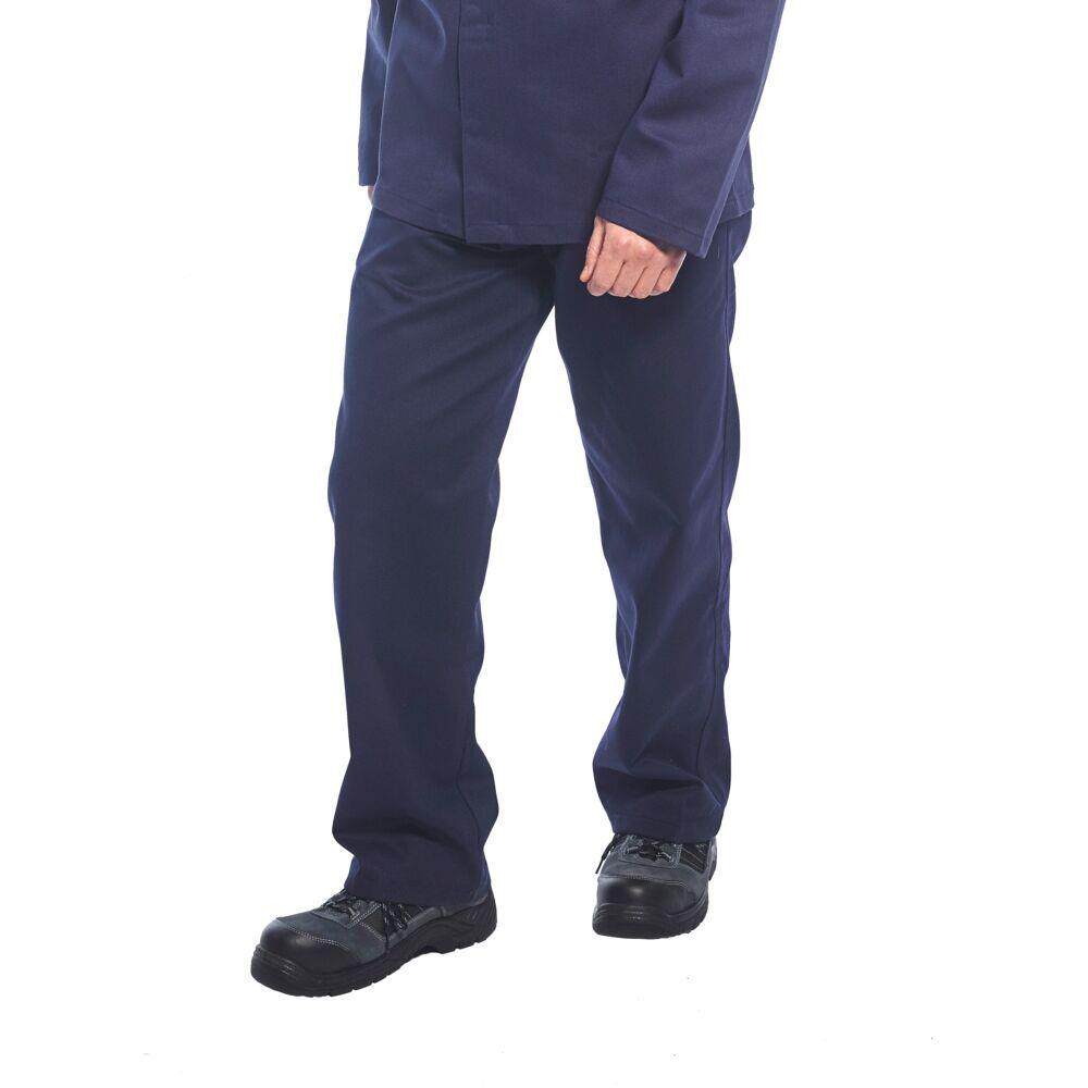 Po642rtwet阻燃工作服裤子防烫高温焊工炉专用炼钢耐厂前s劳保服B