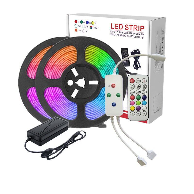 LED灯带 5050 2835RGB套装 无线RF 21键RGB音乐定时控制器