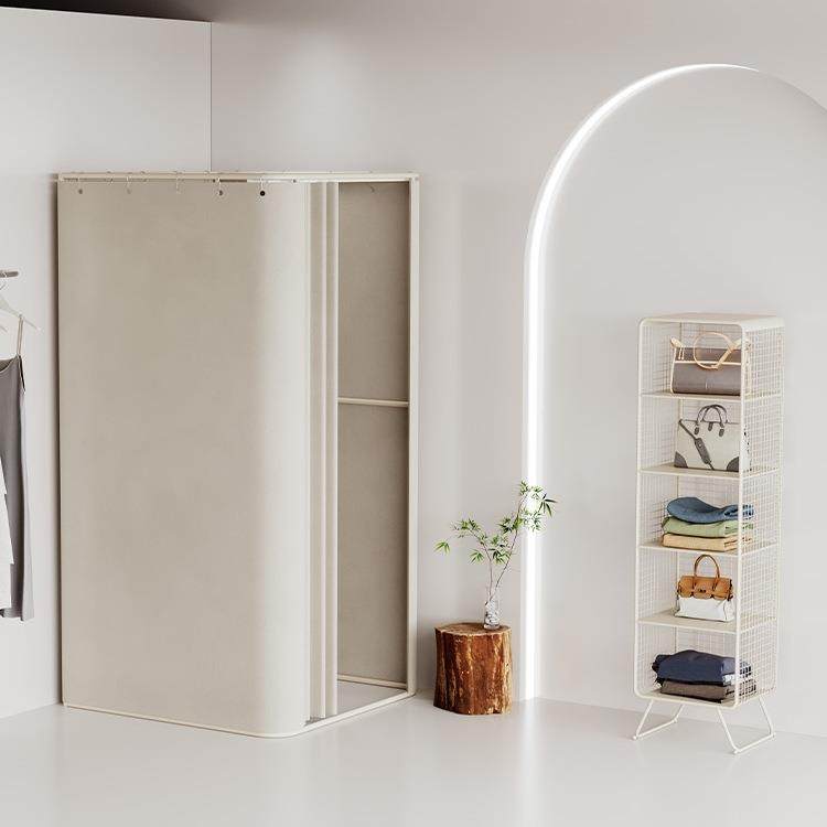 服装店试衣商场临时落活携地100间更衣室大型动可拆装便式简易更