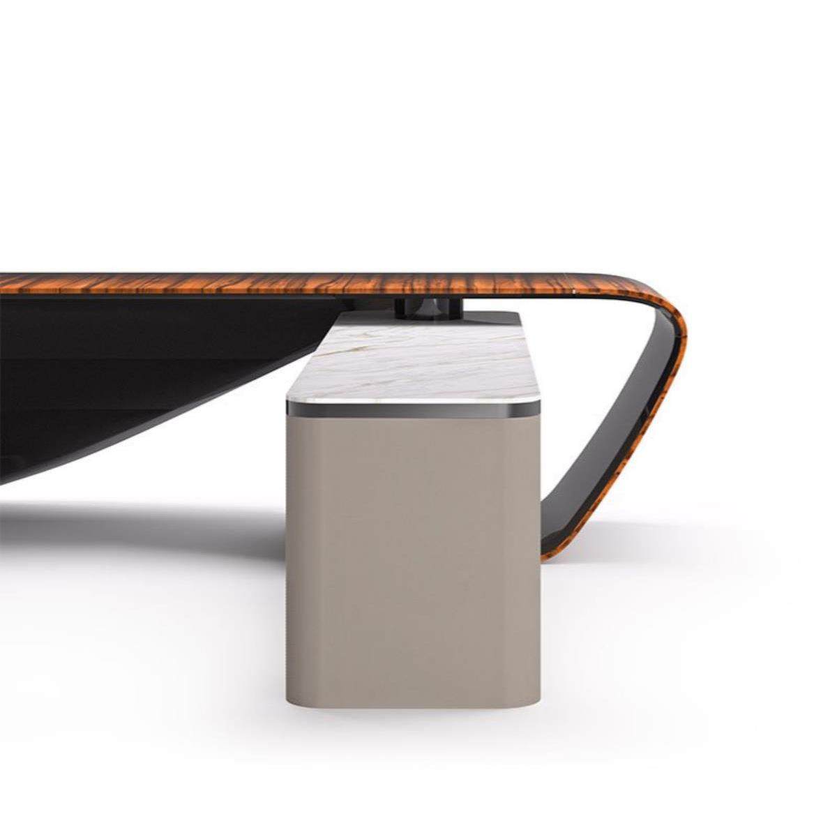 意式极简无品牌/设计感书宾利高端轻奢电脑高亮光钢桌琴桌烤漆榴