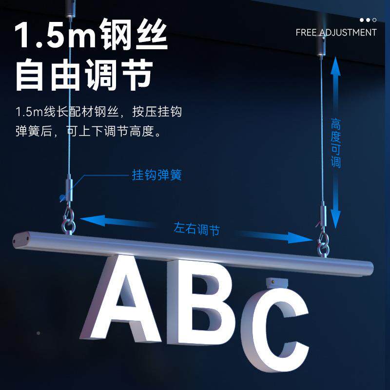 磁吸型材0L20m带m（35326购买吊轨1字必选*灯轨道灯铝型材轨道灯