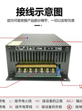 深圳1明纬S-500W可调电压0~24V20A024V直流~开关电源