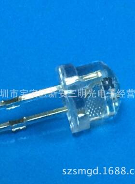 8MM/F8草帽L白ED发粉0.YLI5W粉红发光二管LED红灯600-800mc极d