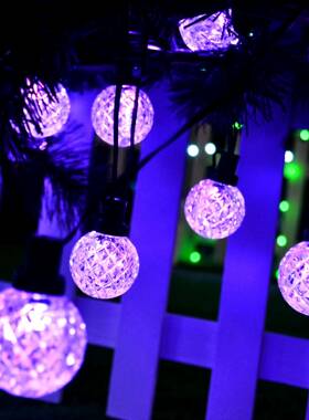 户G4KOB0球灯串ed露营灯防水rgl外b彩泡灯装饰led灯串