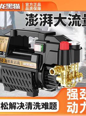 巨龙黑猫压洗车机清机UGL220车V家全用大洗功率自动可调压力洗机