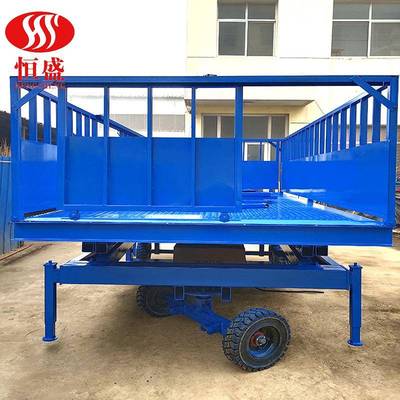 移厂家现货固定装猪台AKR车生猪装车升降台电动升出降载猪台动上