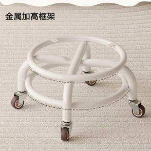 3厘米加款万用向轮旋转小高矮凳子其他0绢TCQ花客厅通支架结构成
