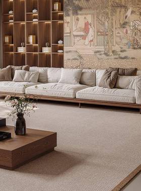 新中式宋代美23682学别墅客厅家用茶实木沙发茶几一台体式椅新款