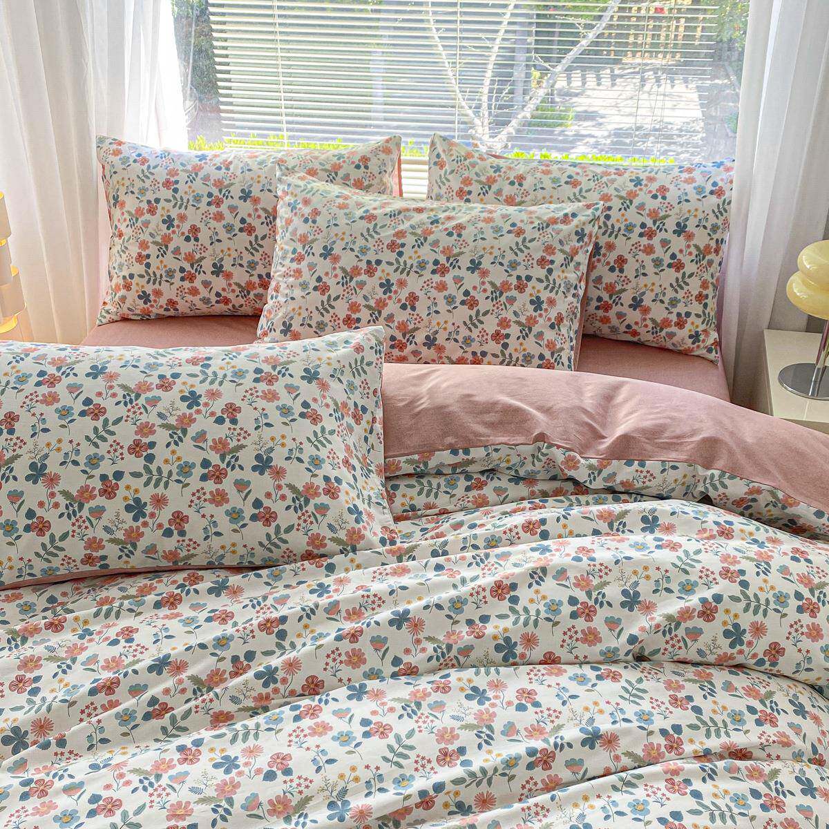 波西米亚四咖色床上全棉纯XIX棉宿件套床单被套床笠床罩民1.三8m