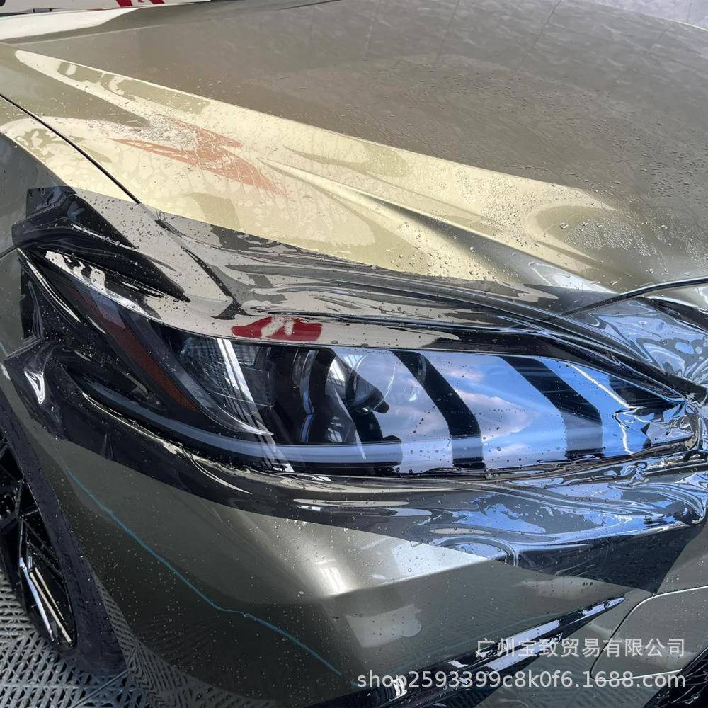 TPH汽车车改色膜纸汽车大灯660膜荧光黄灯膜雾灯贴熏黑后尾灯灯贴