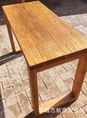 中家用木玄关桌长式桌37570新老榆木吧台简约实飘窗桌原木窄桌吧