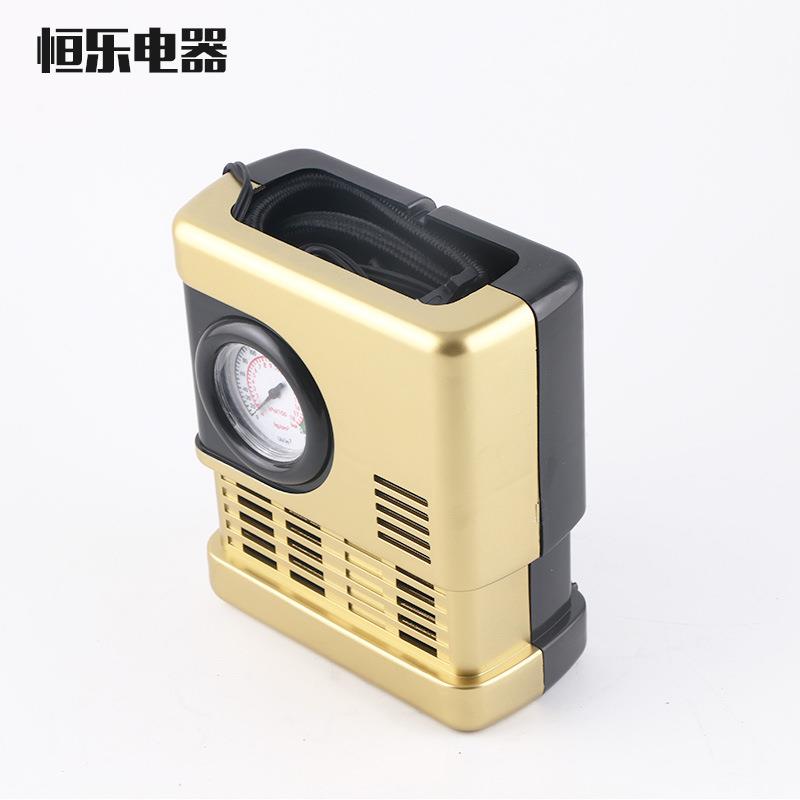 12V汽车轮胎车充气181轻气泵型双缸加气打泵工具箱空气压缩载机