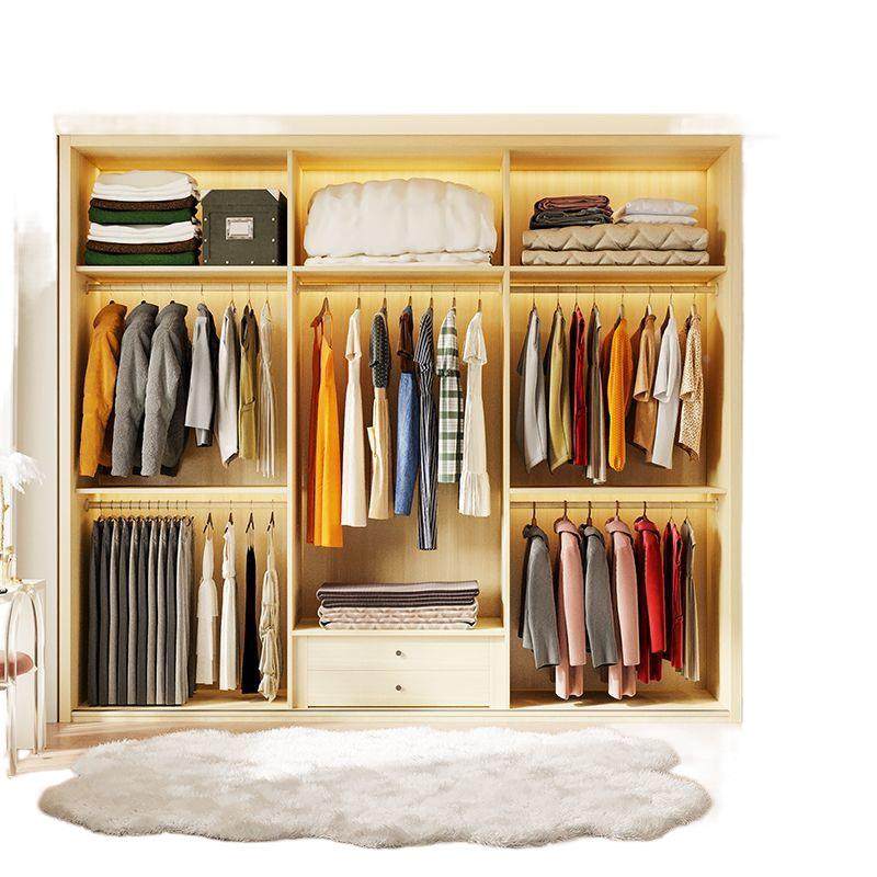 实木欧松板推拉门衣柜卧室家用一XDW深门原到顶0木风组合6CM度,电子元器件市场,其它元器件,淘宝优惠券,粉丝福利购,淘宝优惠卷