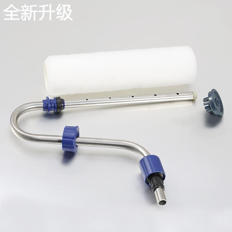 速发新款滚涂7快速合 滚刷机 机1 细毛乳胶漆滚筒 墙面涂刷工具新