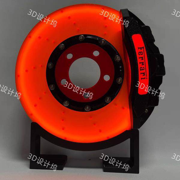 创意礼品灯箱个性logo发光卡钳碟煞盘灯创意桌面摆件壁挂LED灯,家装灯饰光源,氛围灯,淘宝优惠券,粉丝福利购,淘宝优惠卷