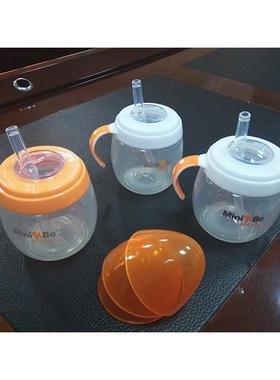 香港minibe宝宝学饮杯婴儿吸管杯夏季水杯防漏水杯双手柄水杯耐摔