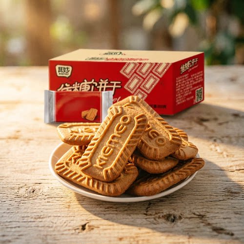神仙口感焦香暴击真材实料焦糖饼干整箱早餐饼干焦糖味独立小包装