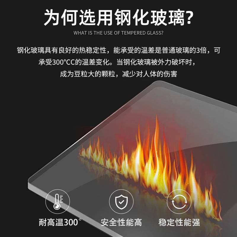 茶几客厅家用小户型简约现代仿大理石钢化玻璃长方形茶台茶几桌