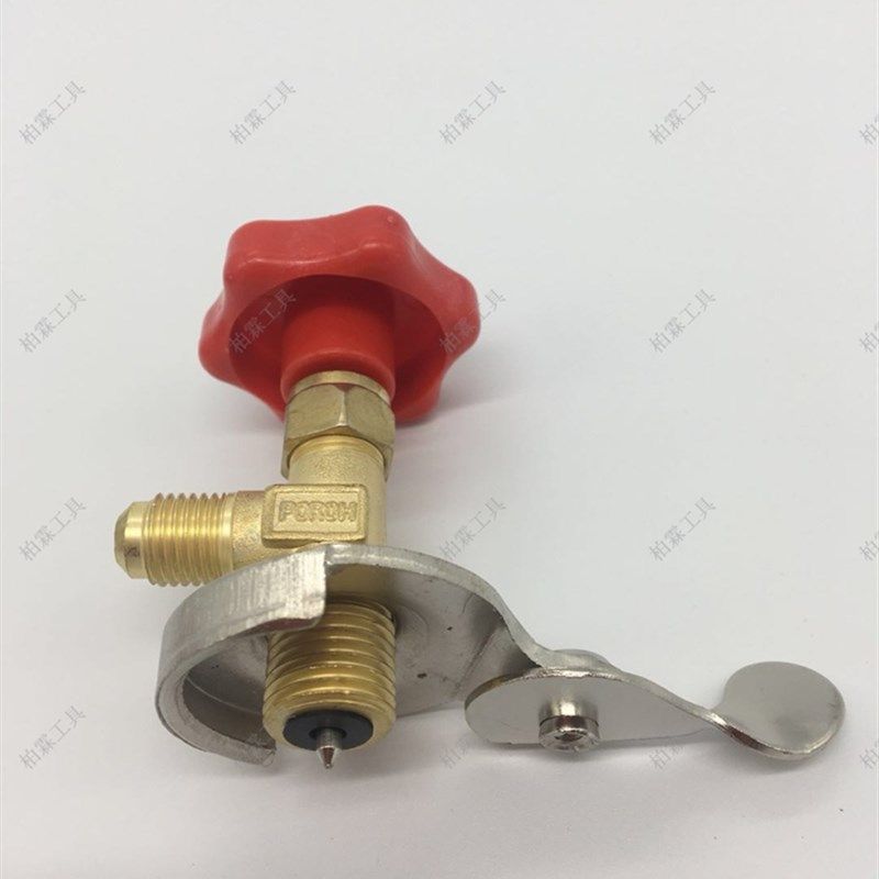 现货R600a/12/134a制冷剂雪种氟利昂开启阀T 灌装冷媒开瓶器